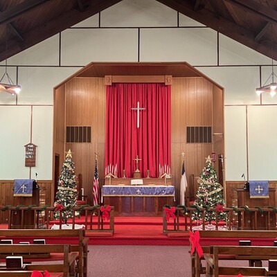 Zion Lutheran Christmas Altar 2022