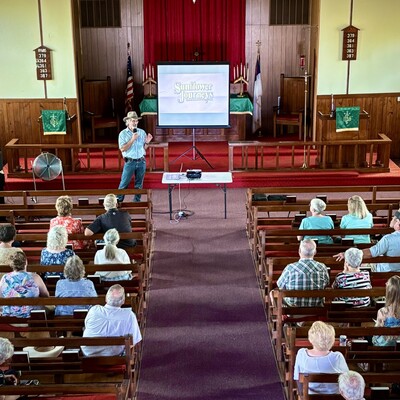 Dave shared heartfelt stories about his family's history and growing up near Latimer.