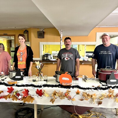 Chili Cookoff Contestants, L to R: Paula Standridge, Jackie Lopez, Ron Rindt, and David Spiker