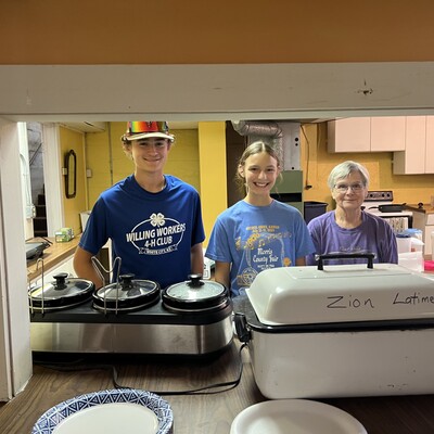 Jacob and Lilliana with LLCPS Board member Janie Barber