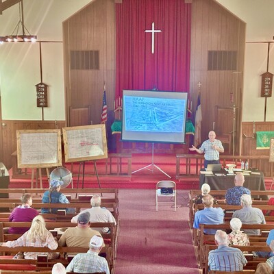 Mark gave an engaging talk on the history of the Herington Army Airfield Base during WWII.