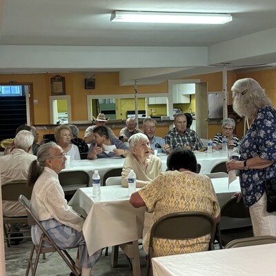 We had a nice turnout who enjoyed having a breakfast of coffee and donuts.